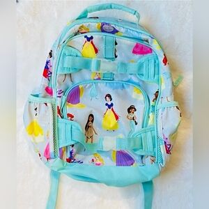 Pottery Barn Kids Disney Princess Large Backpack‎ Aqua Mackenzie